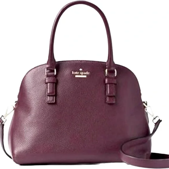 Kate Spade ♠️ Purse Crossbody-Dark Burgundy Color-Excellent Preowned Good Cond - Picture 1 of 14
